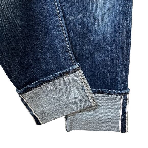 Citizens of Humanity Mandy High Waist Retro Slim Jeans Size 24 Blue Rolled Cuffs - Picture 5 of 10